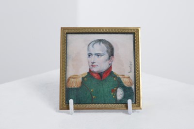 Lot 280 - A portrait miniature on ivory