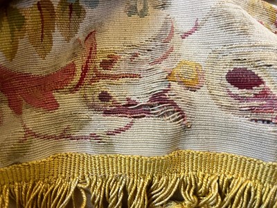 Lot 414 - A collection of seven Aubusson and Beauvais tapestry cushions