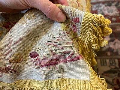 Lot 414 - A collection of seven Aubusson and Beauvais tapestry cushions