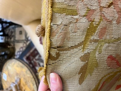 Lot 414 - A collection of seven Aubusson and Beauvais tapestry cushions