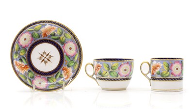 Lot 170 - A porcelain trio