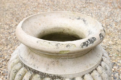 Lot 461 - A terracotta garden urn