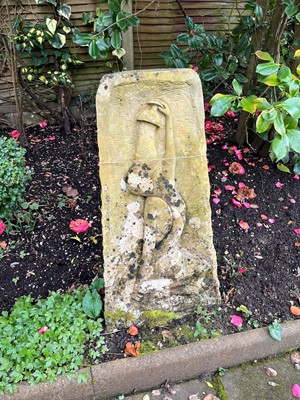 Lot 719 - A reconstituted stone sculpture