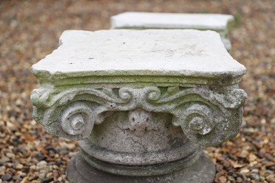 Lot 715 - A reconstituted stone stand