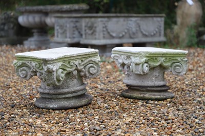 Lot 715 - A reconstituted stone stand