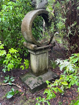 Lot 718 - A reconstituted stone garden sculpture