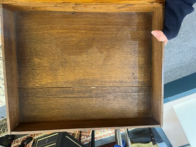 Lot 425 - A near pair of George III satinwood occasional tables