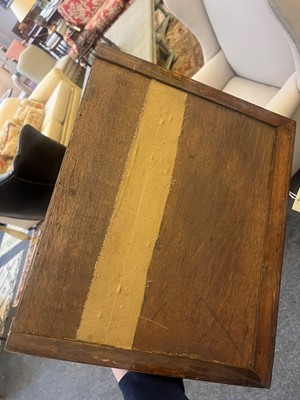 Lot 425 - A near pair of George III satinwood occasional tables