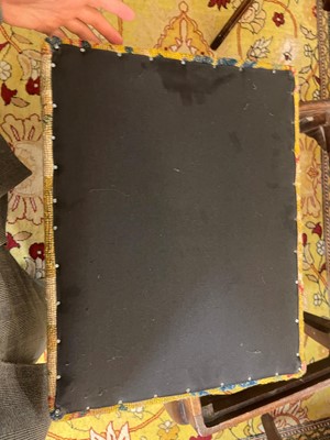 Lot 393 - A George I walnut stool