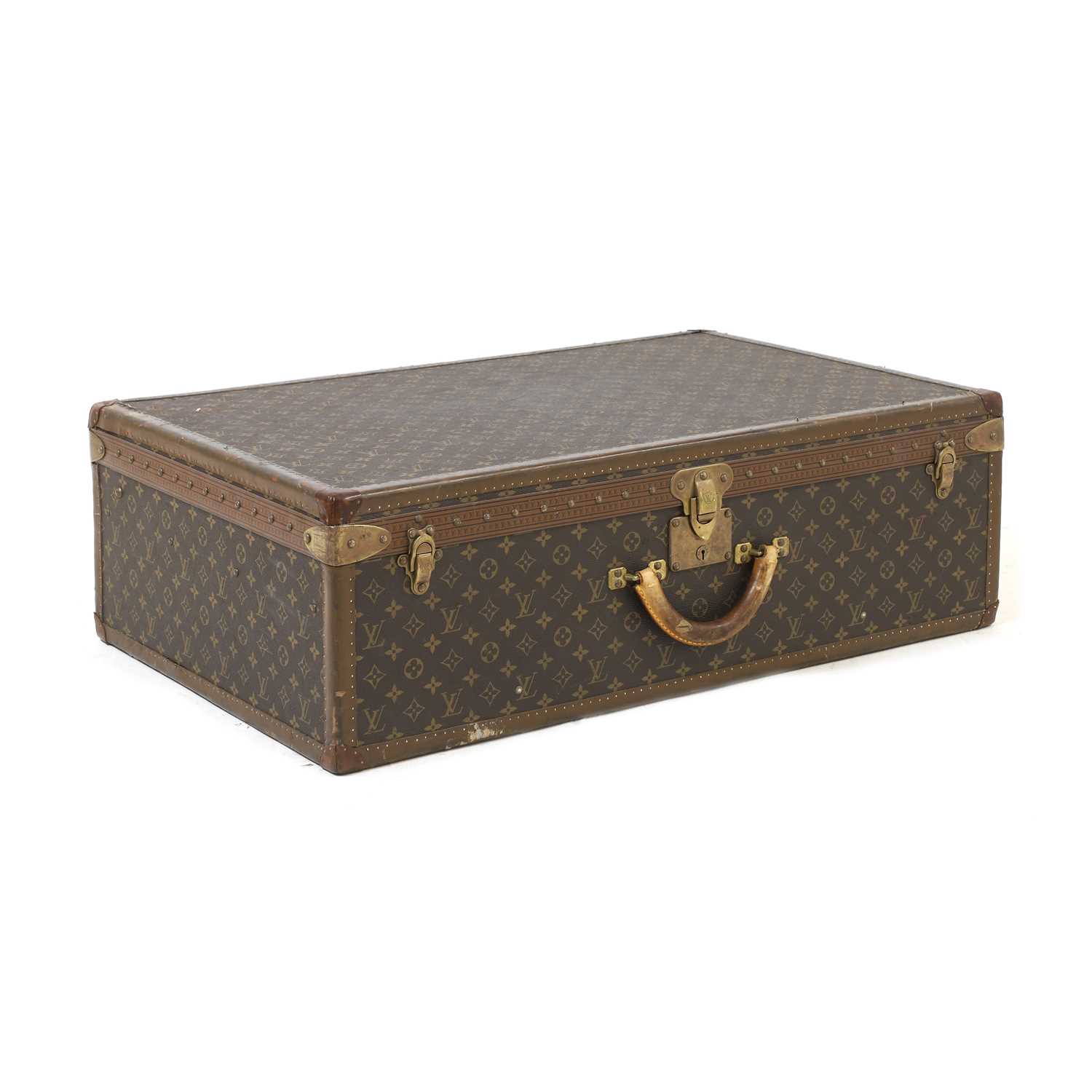 1547 - A Louis Vuitton monogrammed canvas 'Alzer 80' suitcase,