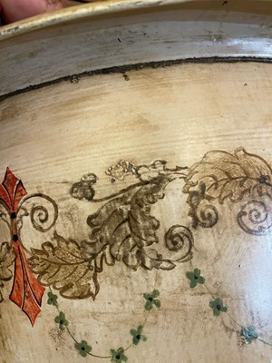 Lot 458 - A toleware wine cooler