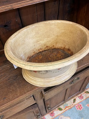 Lot 458 - A toleware wine cooler