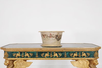 Lot 458 - A toleware wine cooler