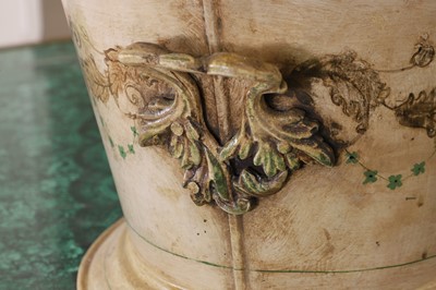 Lot 458 - A toleware wine cooler