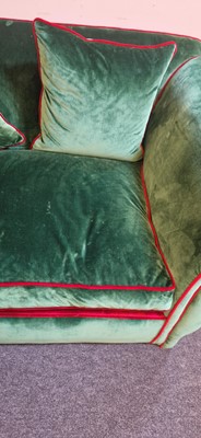 Lot 366 - A two-seater sofa