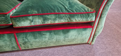 Lot 366 - A two-seater sofa
