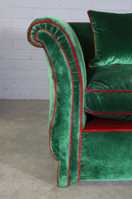 Lot 366 - A two-seater sofa