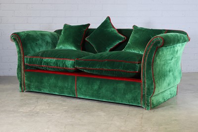 Lot 366 - A two-seater sofa