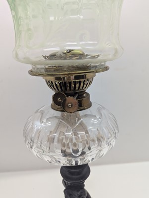 Lot 281 - Two Victorian oil lamps