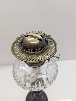 Lot 281 - Two Victorian oil lamps