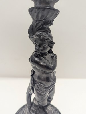 Lot 281 - Two Victorian oil lamps