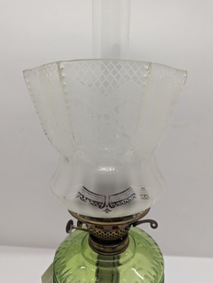 Lot 281 - Two Victorian oil lamps