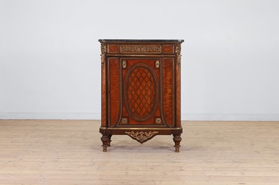 Lot 104 - A Louis XVI-style kingwood, amaranth, parquetry and gilt-metal meuble d’appui