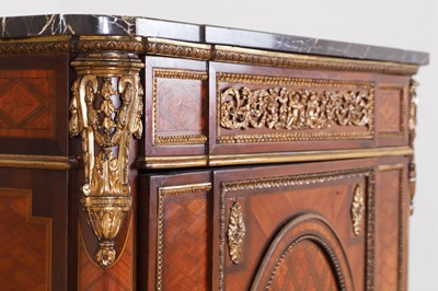 Lot 104 - A Louis XVI-style kingwood, amaranth, parquetry and gilt-metal meuble d’appui