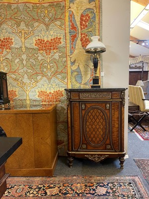 Lot 104 - A Louis XVI-style kingwood, amaranth, parquetry and gilt-metal meuble d’appui