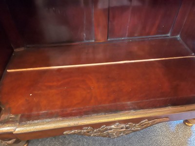 Lot 104 - A Louis XVI-style kingwood, amaranth, parquetry and gilt-metal meuble d’appui