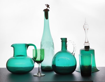 Lot 223 - A quantity of 'Bristol Green' glassware