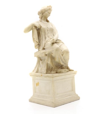 Lot 299 - A reconstituted marble figure