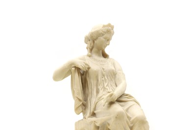 Lot 484 - A reconstituted marble figure