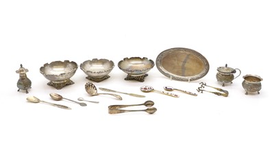 Lot 44 - A collection of Indian silver