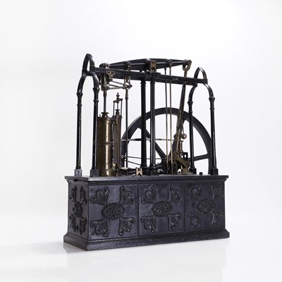 Lot 301 - A scale model of a single cylinder beam engine