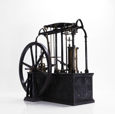 Lot 301 - A scale model of a single cylinder beam engine