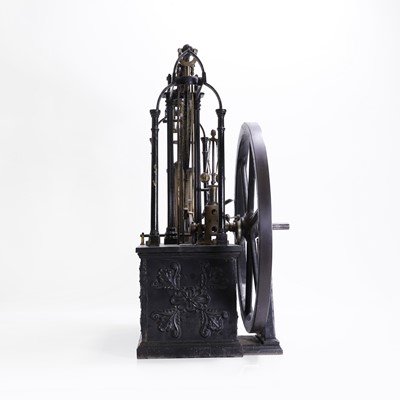 Lot 301 - A scale model of a single cylinder beam engine