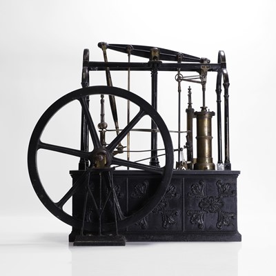 Lot 301 - A scale model of a single cylinder beam engine