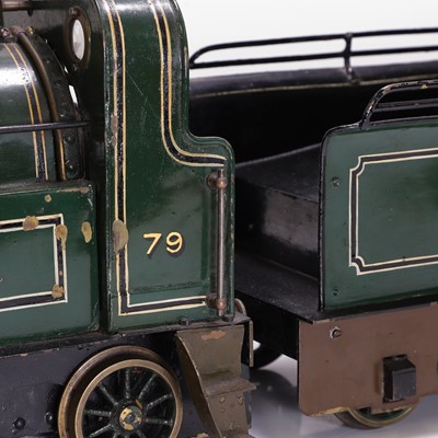 Lot 297 - A 5-inch gauge 4-2-2 live steam GNR (Great Northern Railway) locomotive and tender