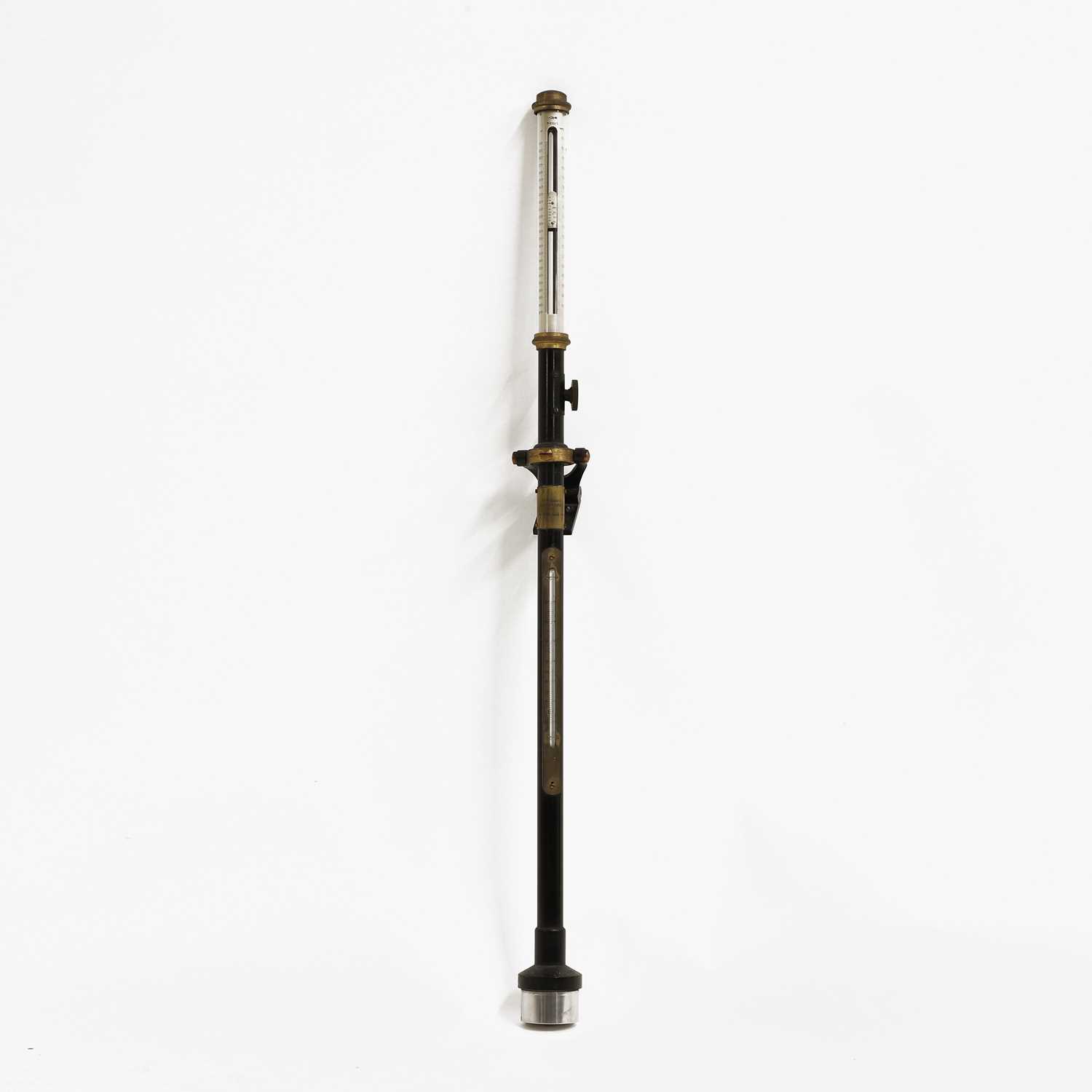Lot 289 - A military-grade marine barometer with gimbal mount