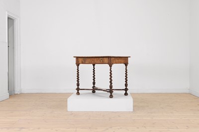 Lot 118 - A William and Mary walnut side table