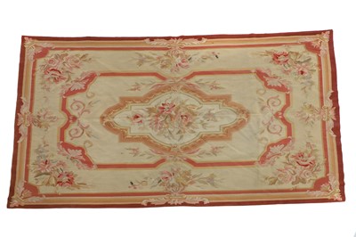 Lot 431 - An Aubusson needlework rug