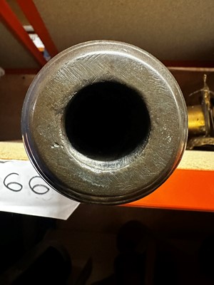 Lot 50 - A bronze muzzle-loading signal cannon