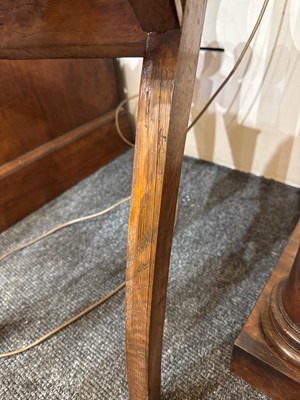 Lot 32 - A pair of Regency oak hall chairs