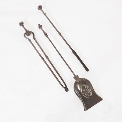 Lot 143 - A Regency polished steel fire kerb