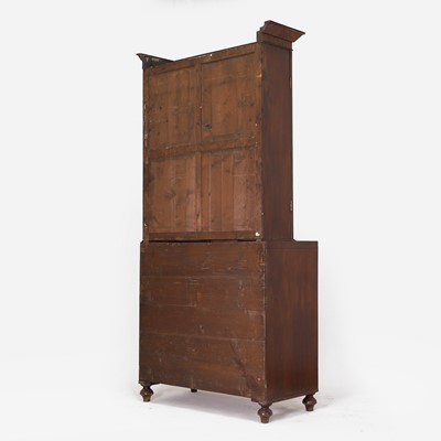 Lot 145 - A Regency mahogany secretaire bookcase