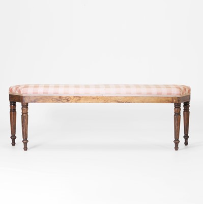 Lot 146 - A Regency faux rosewood window seat