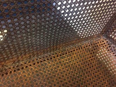 Lot 144 - A Regency mahogany bergère library chair