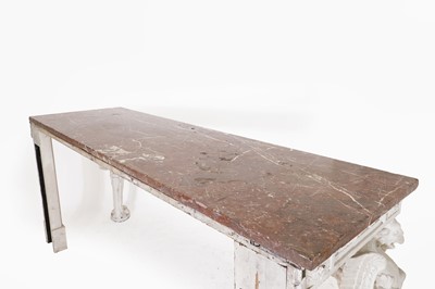 Lot 141 - A painted console table