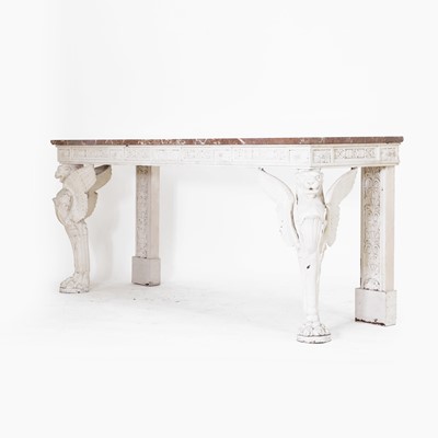 Lot 141 - A painted console table